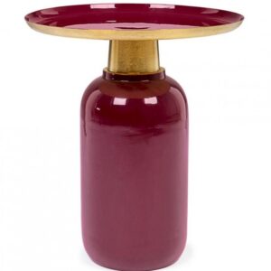 TAVOLINO NALIMA BURGUNDY D40.5