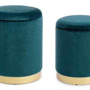 SET2 POUF CONTENITORE POLINA NAVYUS