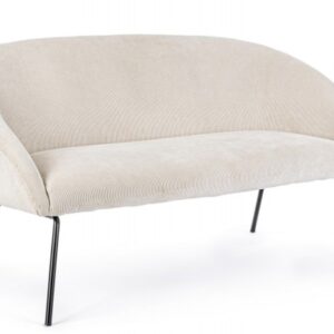 DIVANO AIKO VELVET BIANCO
