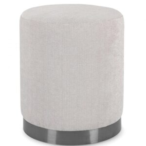 POUF ERNESTINE GRIGIO CHIARO