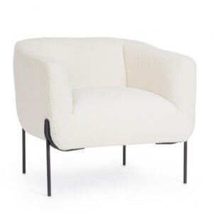 POLTRONA CLAUDINE BIANCO BOUCLE'