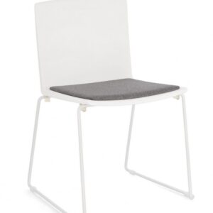 SEDIA GIULIA BIANCO/BIANCO