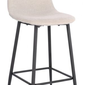 SGABELLO CUCINA IRELIA NERO/BEIGE