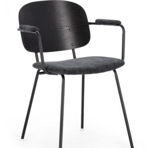 SEDIA C-BR SIENNA GRIGIO SCURO