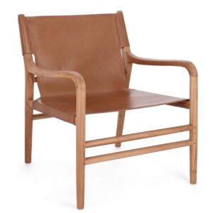 POLTRONA LOUNGE CAROLINE COGNAC