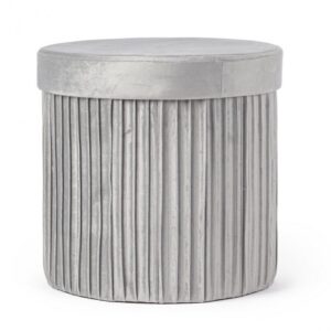 POUF CONT. JOCELYN TO VELLUTO GRIGIO