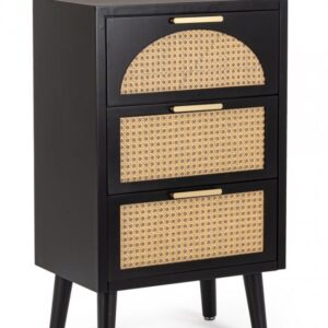 CASSETTIERA 3C JOSINE NERO