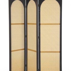 PARAVENTO 3A JOSINE NERO 150X180H