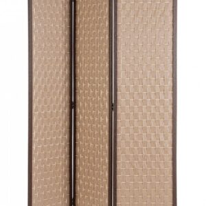 PARAVENTO 3A JORAH NAT-MARRONE 135X180H