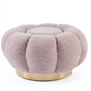 POUFF FLOREL ROSA ANTICO