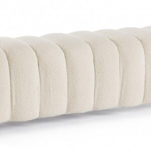 PANCA 2P ZORA BIANCO BOUCLE'