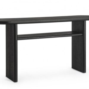 CONSOLLE EMPIRE OVALE NERO