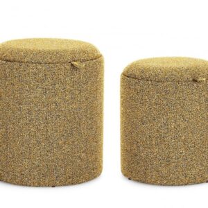 SET2 POUF C-CONT SASHA C-VASS SENAPE