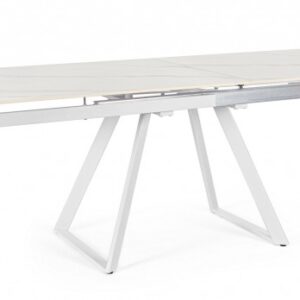 TAVOLO ALL. REETA 120/180X90 BIANCO/BIAN