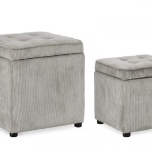 SET2 POUF CONT. DYLAN GRIGIO