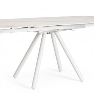 TAVOLO ALL.RAITA 119/178X89.4 BIANCO/BIA