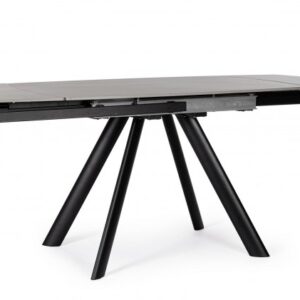 TAVOLO ALL. RAILI 119.5/180X85 NERO/GRIG