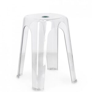 SGABELLO SONNY BIANCO TRASPARENTE