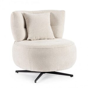 POLTRONA GONNIE ECRU' PUNTINATO