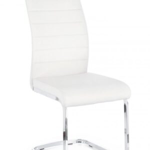 SEDIA MYRA PU BIANCO