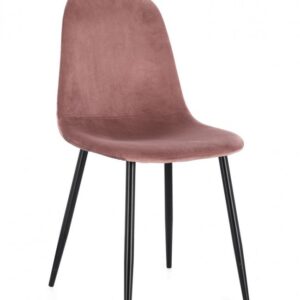 SEDIA IRELIA VELLUTO ROSA