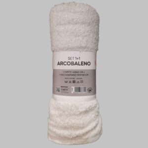 Set 2 asciugamani bianco