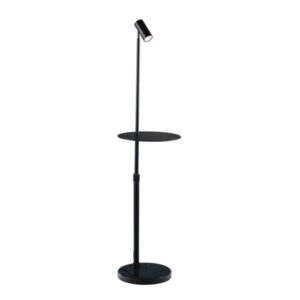 Piantana relax nera 1xgu10 35x150cm